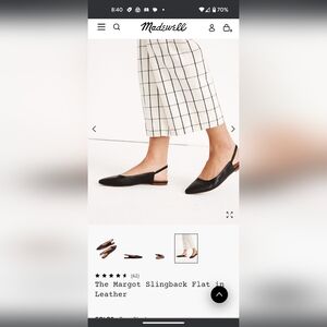 Madewell The Margot Slingback Flat